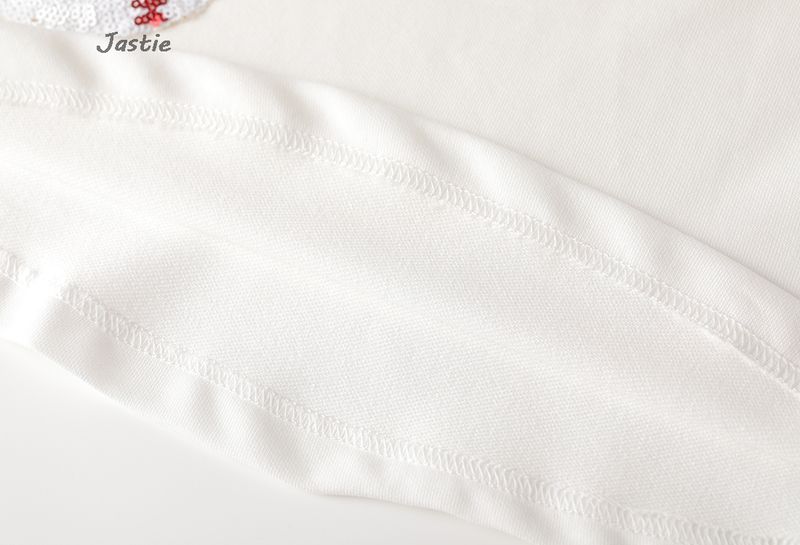 hot selling 2024 Spring And Summer Sequin Baseball Game Loose T-Shirt Women's Short-Sleeve O-Neck Pullover Top_voghion.com