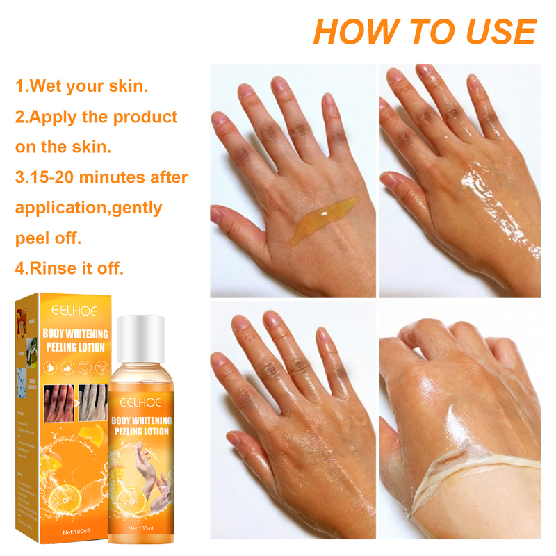Orange Peel Eelhoe Exfoliating for Removing Black, White, Moisturizing, Brightening Skin, and Desalinating Mel_voghion.com