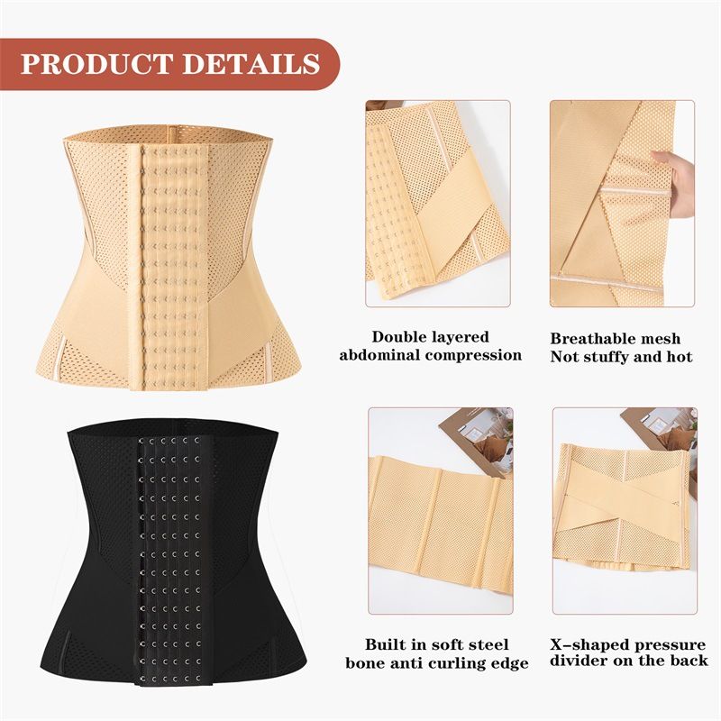 VoleFox Polyester Tummy Wrap For Women Summer Breathable Waist Trainer Slimming Belt For Fitness_voghion.com