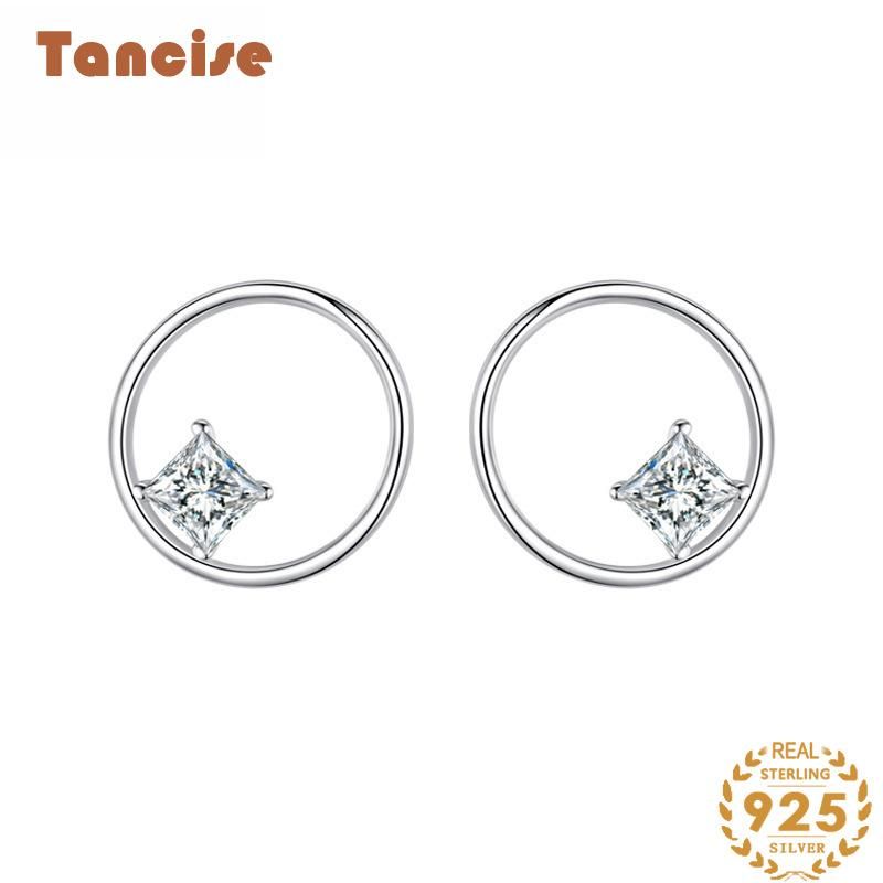 Tancise Zilveren Zirkoon Oorbellen Drop Oorbellen Voor Vrouwen Huwelijksfeest Geschenken_voghion.com