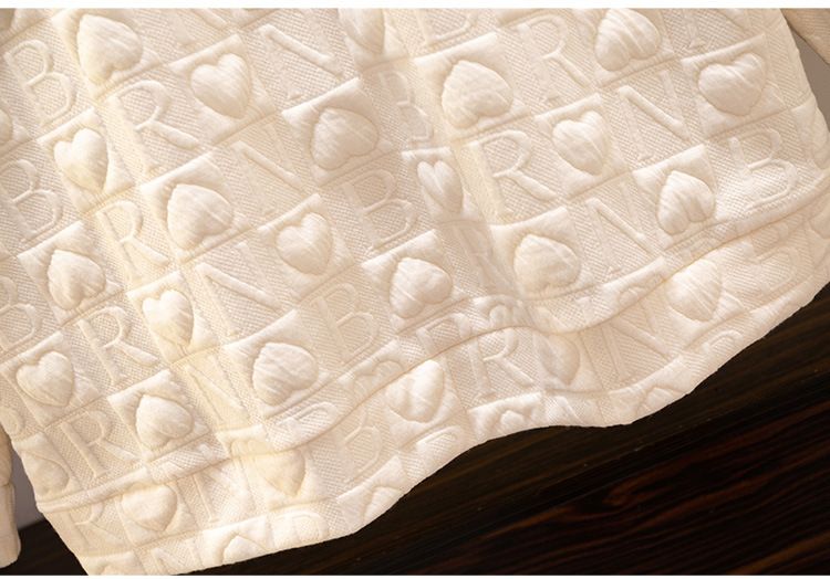 Felpa da donna con scollo tondo e stampa Love, manica lunga e ampia_voghion.com