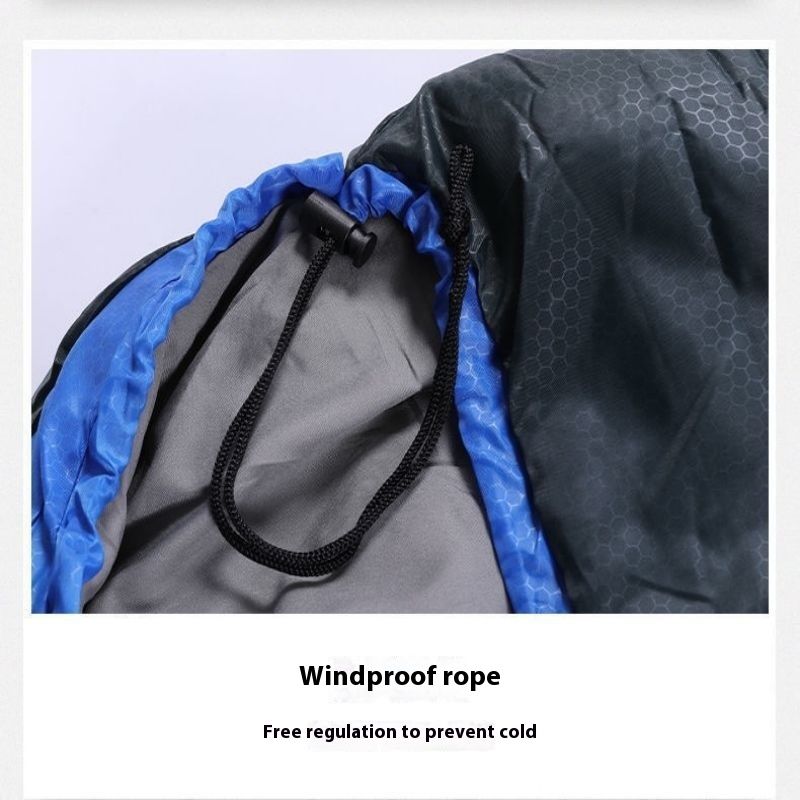 Sleeping Bag For Adults, Single Person, Outdoor Camping, Portable, Winter Thickened, Machine Washable, Nap, Dirt-Proof,_voghion.com