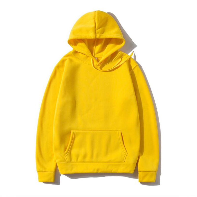 Automne et hiver style simple de base tendance chaude couleur unie grand sweat à capuche mode pour hommes et femmes pull de sport polyvalent_voghion.com