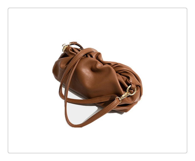 Ins High-end Sense Acrylic Chain Cloud Fold Armpit Bag Shoulder Messenger Dumpling bag 2023 new Douyin_voghion.com