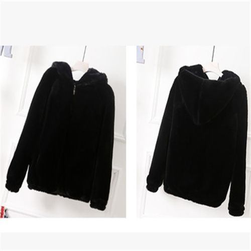 Cappotto in pelliccia di visone e pelliccia di volpe, caldo e alla moda, da donna_voghion.com