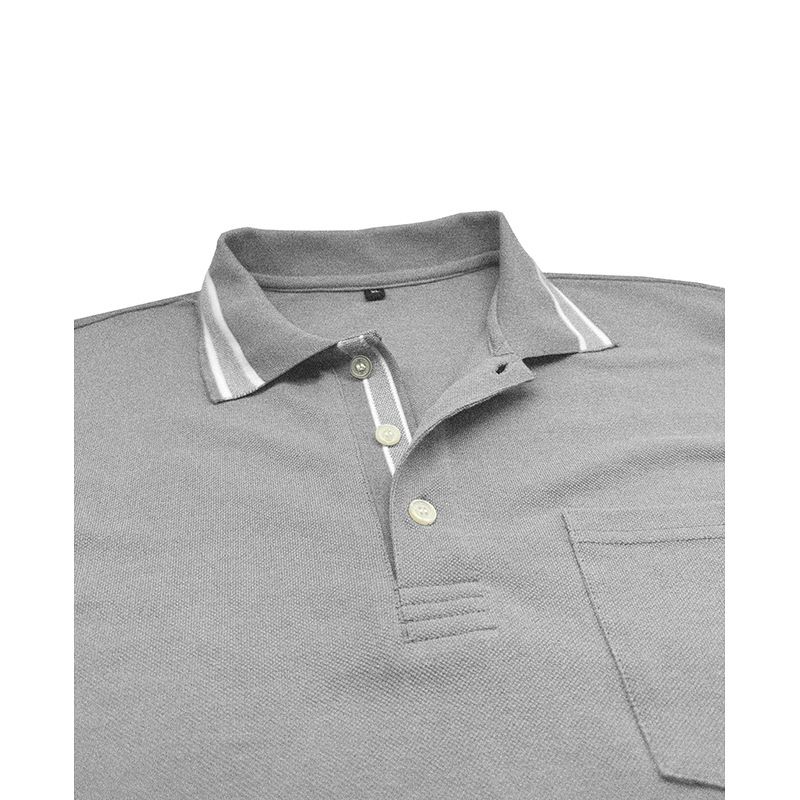 Polo a maniche lunghe con risvolto e bottoni da uomo_voghion.com