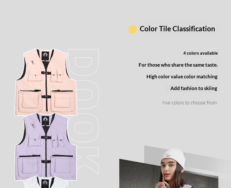 001 New Vest For Men Women, Water-Resistant, Warm, Multi-Pocket, Single And Double Board Ski Jacket, Sweatshirt Outerwear_voghion.com