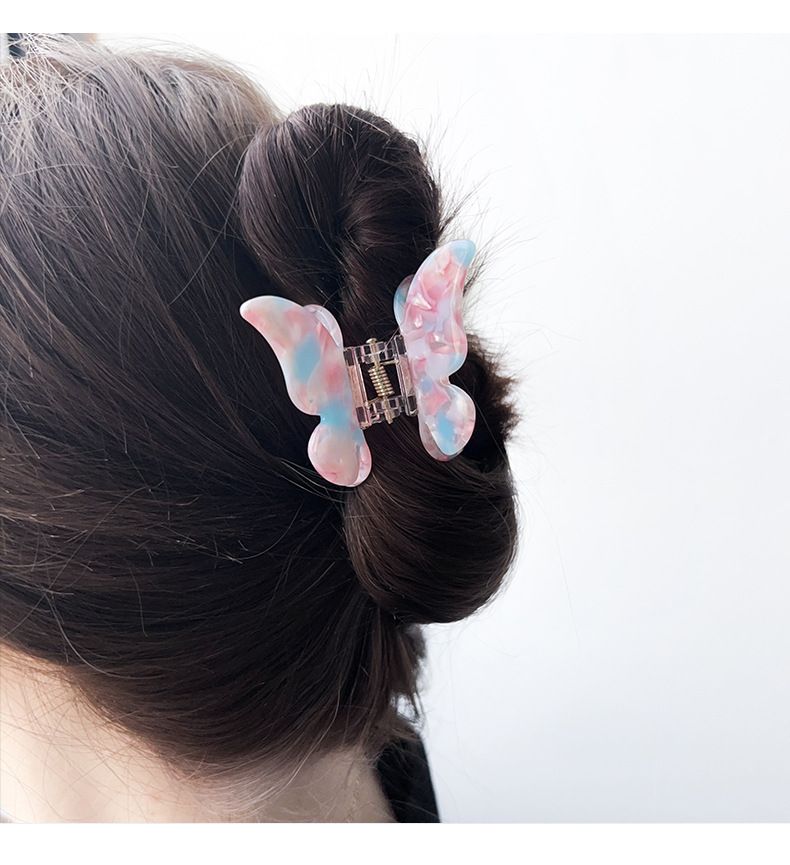 Unisex Super fata farfalla magica afferra piastra di acido acetico per capelli afferra temperamento dolce clip per capelli sulla testa posteriore disco per capelli clip di squalo_voghion.com