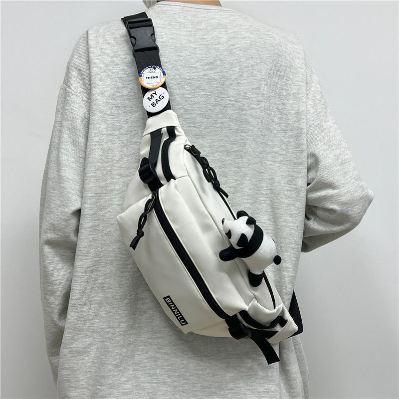 New Simple Chest Casual Trendy Sports Student Shoulder Bag, Versatile Crossbody Women, Phone For Men, Waist Bag_voghion.com
