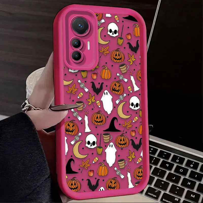 Lustige Halloween Nette Geist Fall Für Xiaomi 14T 13T 12T 11T 13 12 11 Lite 5G NE POCO X6 X5 F6 F5 F3 X4 GT X3 NFC M5S M6 Pro 4G_voghion.com