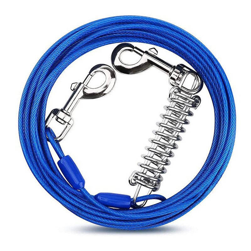 Walking Rope Anti-Bite Stahldraht Hundeleine Langlebig_voghion.com