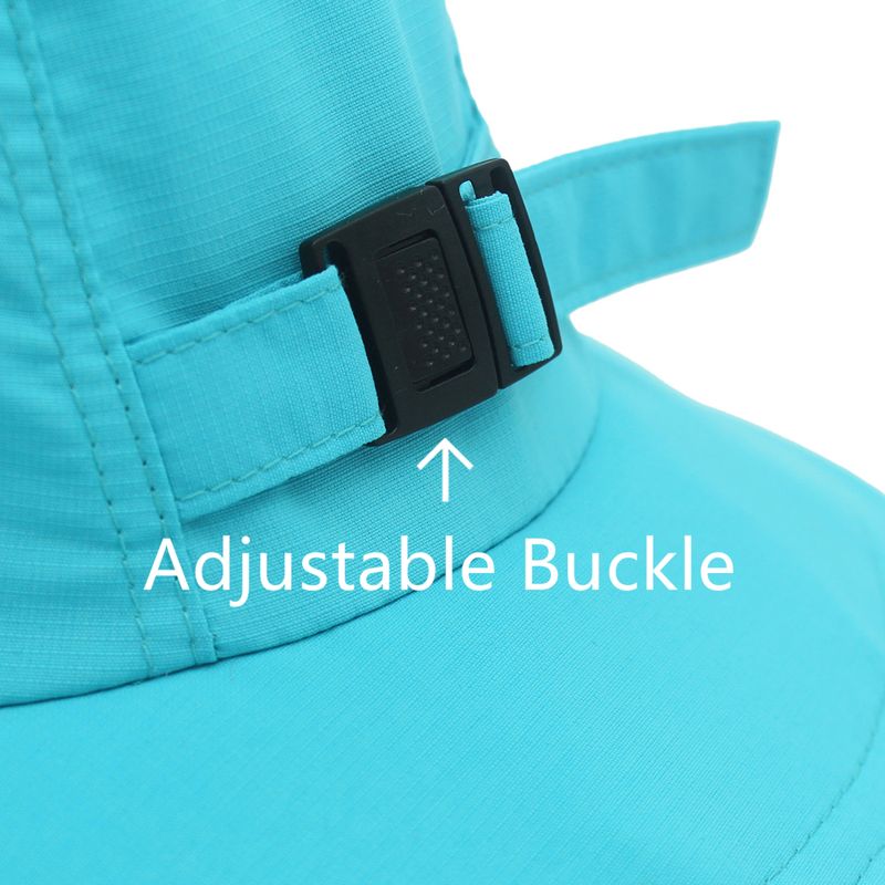 Cappello da pescatore da donna alla moda Connectyle, regolabile, traspirante, antivento, ad asciugatura rapida, protezione UV, tesa larga, per sole, all'aperto, tutti i giorni_voghion.com