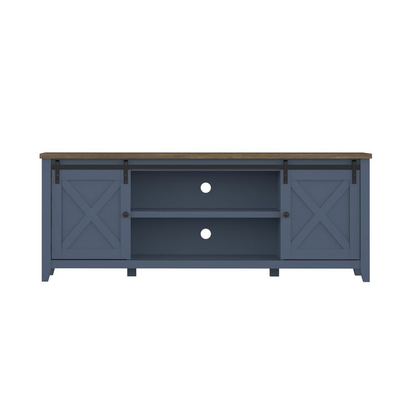 TV Stand For TVs Up To 65", Modern Farmhouse Wood Entertainment Center, Media Console Table With Storage Cabinet & Adjustable Shelves, Buffet Sideboard For Dining Room,_voghion.com