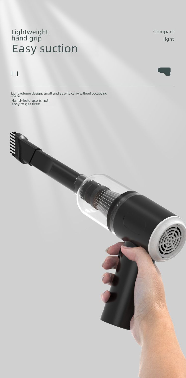 Car home vacuum cleaner Small car wireless handheld charging High-power desktop vacuum cleaner portable_voghion.com
