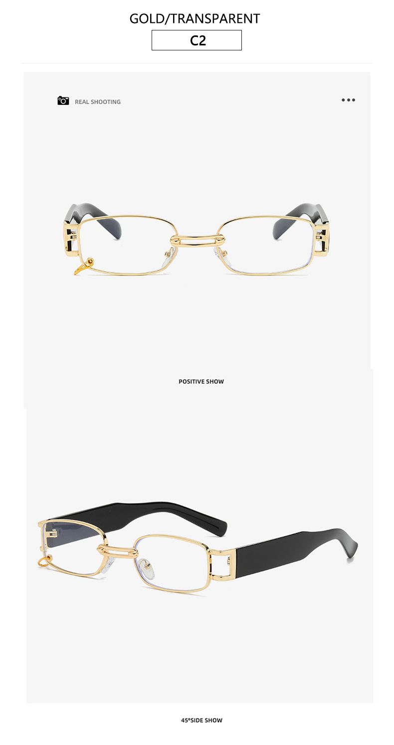 Moud 2024 quadratesch Luxusmark Designer kleng Rechteckeg Sonnebrëller UV400 Männer schwaarz schatteg Retro Brëller fir Fraen_voghion.com