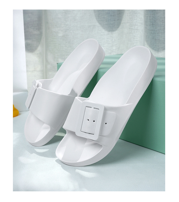 Women Platform Slide Sandals for Indoor and Outdoor Non-Slip Casual Home Pillow Slides_voghion.com