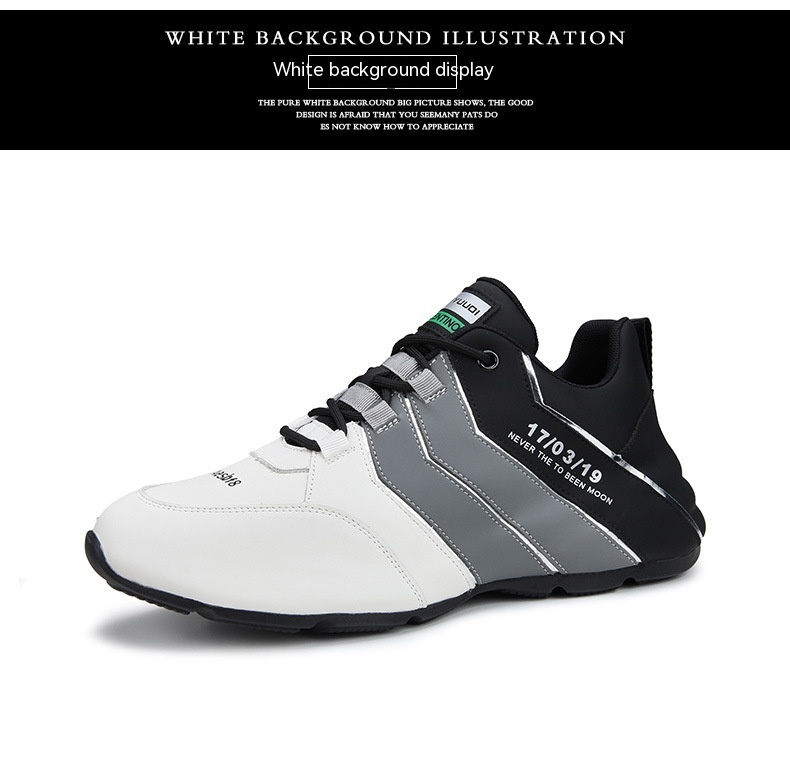 Man Vandringskor Löparskor Arbetsskor Att Rengöra Sneakers Skor Sneakers Syntetiskt Slitstarkt Enkla_voghion.com