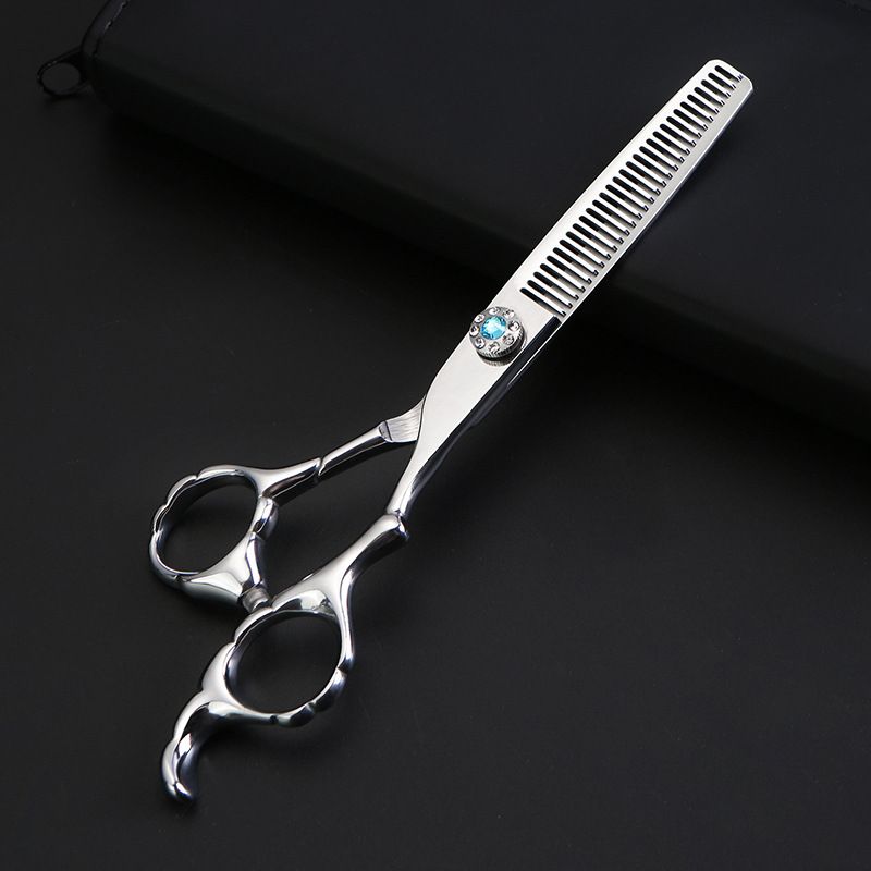 Tagliacapelli professionale e set Tagliacapelli a denti piatti da 6 pollici, set, forbici sottili per parrucchieri_voghion.com