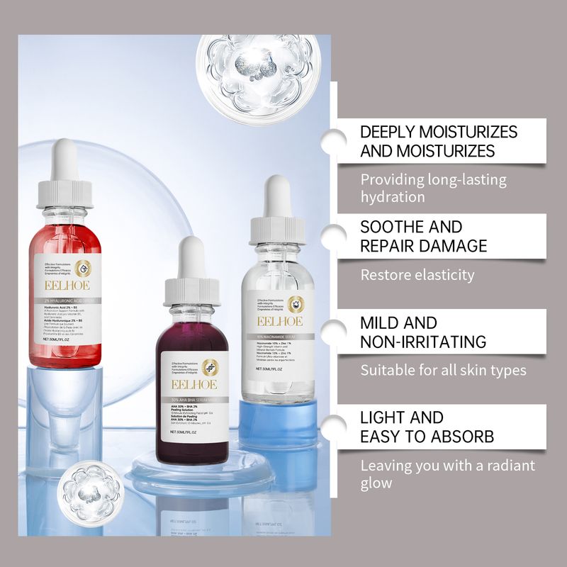 EELHOE akne szett arctisztító akne javító bőrfehérítő akne nyomat esszencia maszk szett_voghion.com