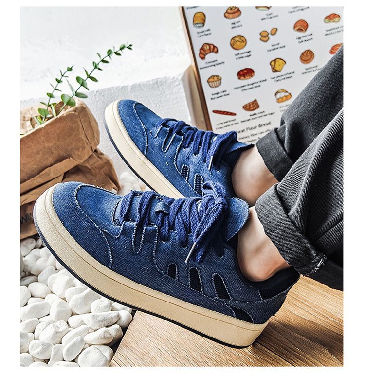Zapatillas de lona de moda para hombre, primavera 2025, nuevas y versátiles para jóvenes, Ulzzang_voghion.com