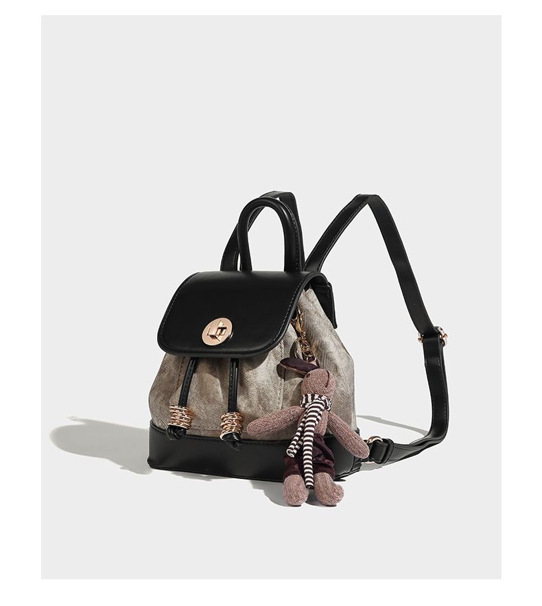 Niche Design 2025 Spring And Summer New High-quality Fashion Color Collision Handheld Shoulder Bag Ladies Small Backpack Leisure Hundred And Match_voghion.com