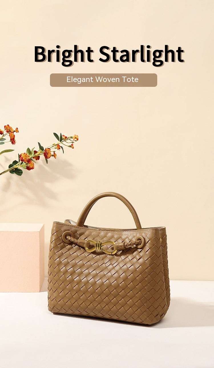 Jauna ietilpīga rokassomiņa sievietēm ar personību un vienkāršu temperamentu. Ar rokām darināta auduma soma ir praktiska un daudzpusīga. Viena plecu soma_voghion.com