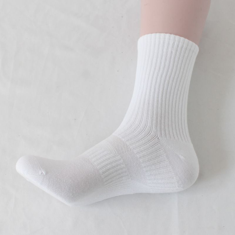 Sportsocken Hären- a Fraemëttelgrouss Kottengsocken Netz atmungsaktiv kuerz Socken Bootsocken Plus-Size Härensocken_voghion.com