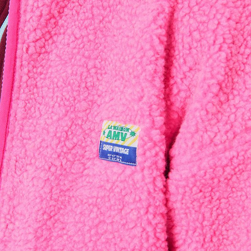 Jaqueta de lã feminina, aconchegante, manga comprida, retrô, esportiva, inverno, quente, agasalho solto, gola alta, pulôver, moda casual_voghion.com