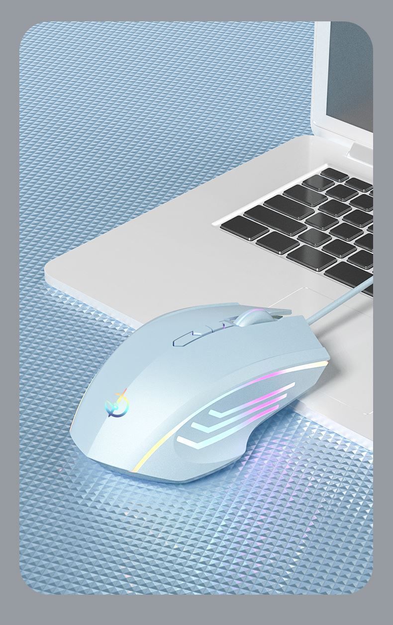 Applicable To Days Selection 5 Notebook Wired Mouse 4 E-Sports 3 Game 2pro Computer Mute Three Charging Office_voghion.com