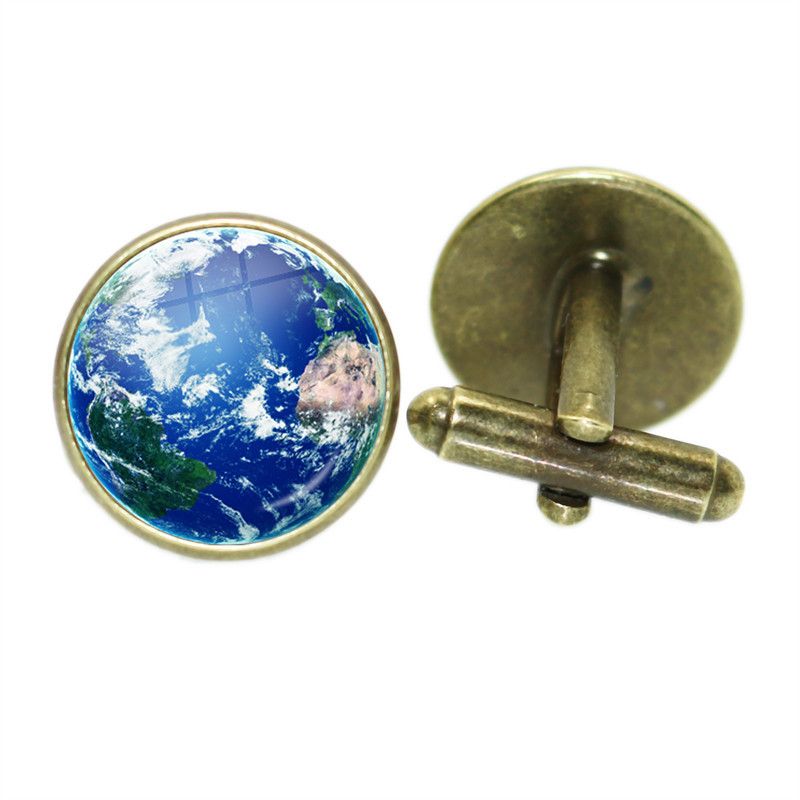Accesorios Mapa Gemelos de tiempo Ropa francesa para hombre y mujer Camisa Pinza de corbata Botón de clavo de manga_voghion.com