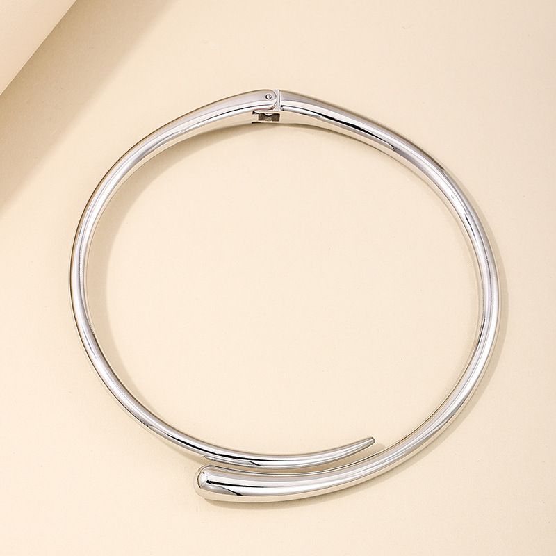 Women's Jewelry Retro Simple Style Heavy Metal Cold Style Punk Hip Hop Street Collar Commuting All Match_voghion.com