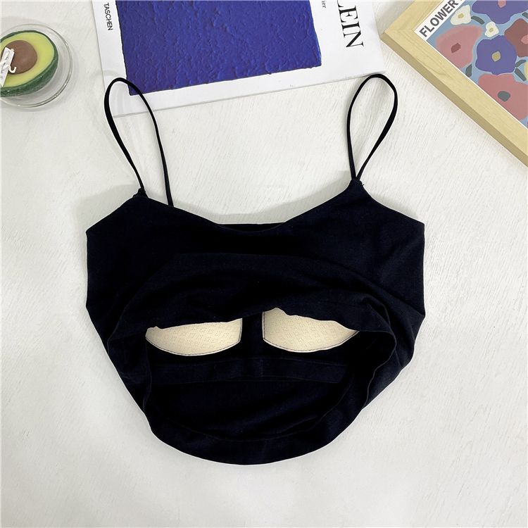 Completo intimo autunnale Beauty Back Khaki con spalline sottili_voghion.com