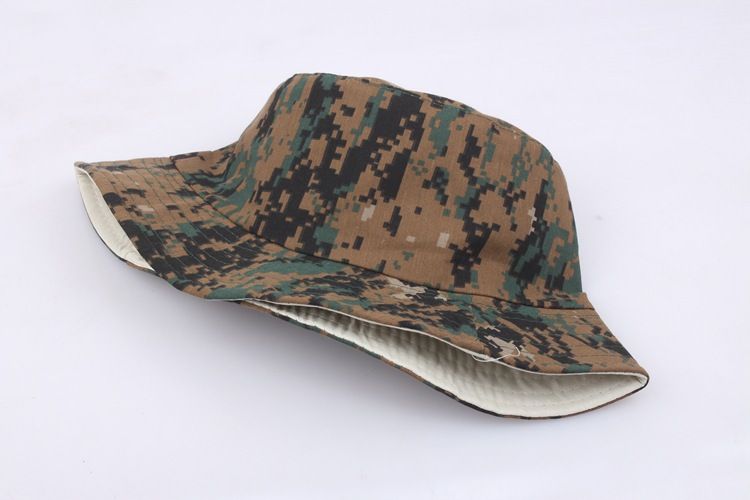 Chapeau de bassin de camouflage pour hommes et femmes, chapeau de voyage en plein air, chapeau de pêche, chapeau de bassin pour hommes, chapeau de protection solaire d'alpinisme, chapeau d'entraînement militaire_voghion.com