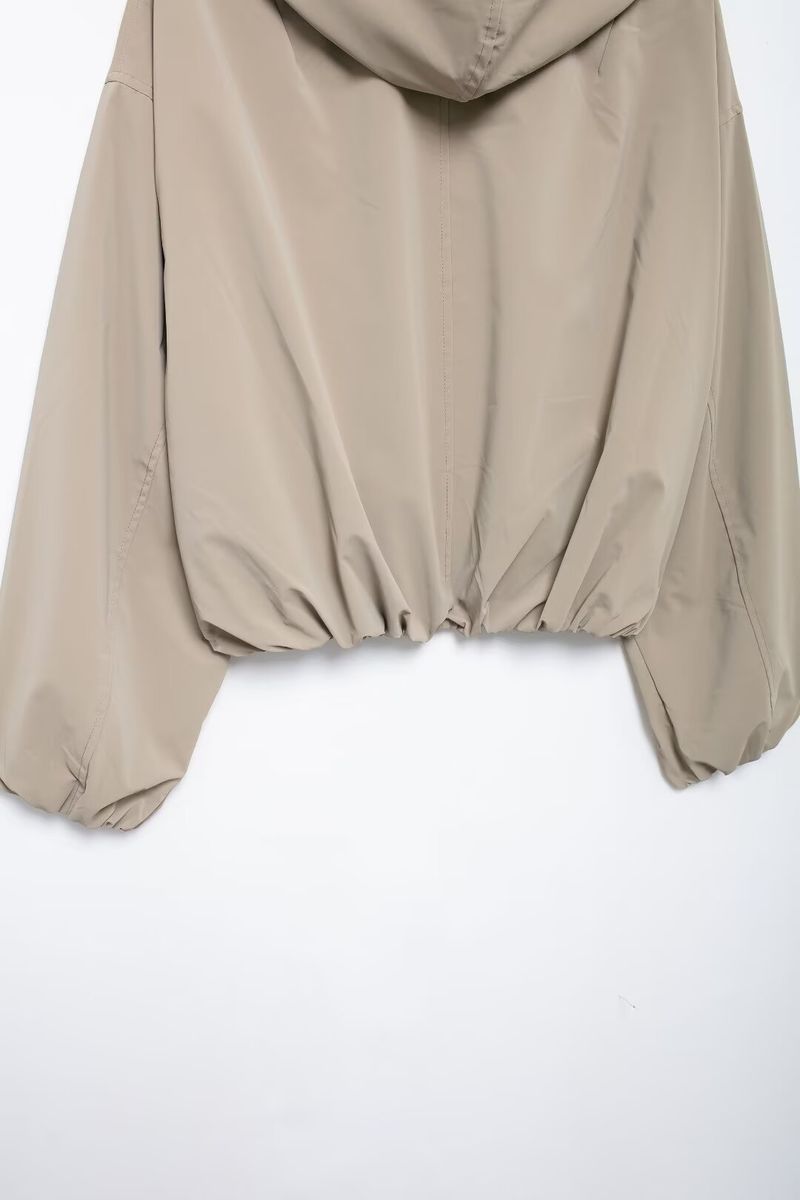 Women's clothing 2024 autumn and winter new style loose hooded jacket_voghion.com