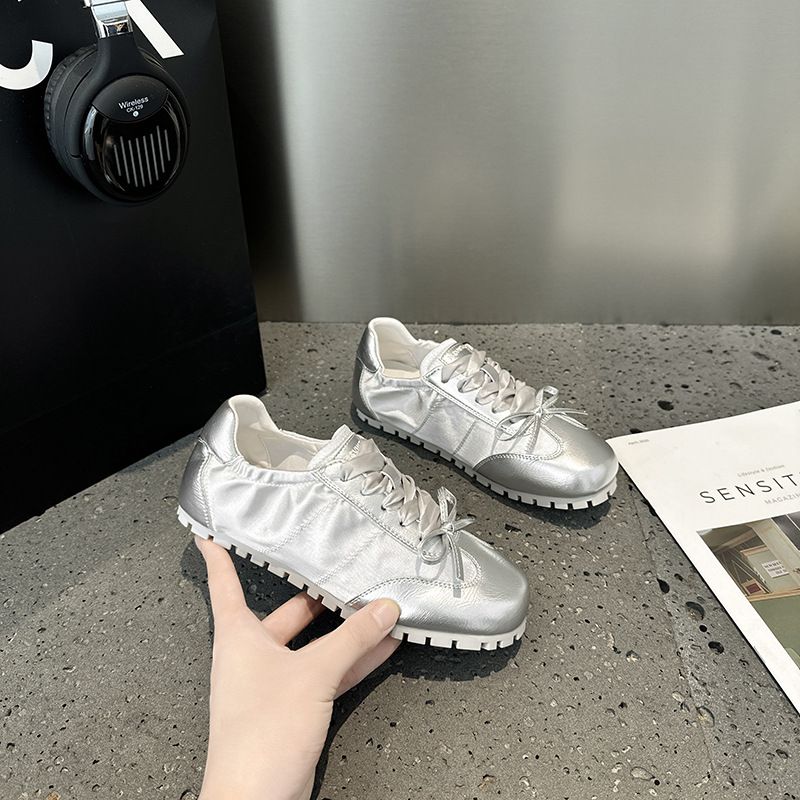 Freizeitschuhe mit Schleifendetail für Damen, Herbst/Winter 2025, Neu_voghion.com
