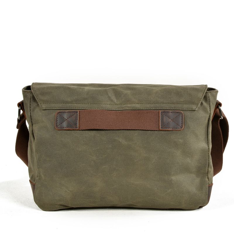 Bolso de lona para hombre, bandolera impermeable, para exteriores, otoño/invierno 2025._voghion.com