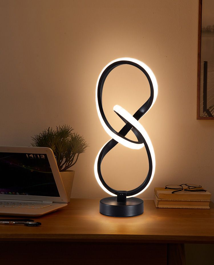 Neu Bunte CCT Kleine Schreibtisch Lampe Romantische Schlafzimmer Bedhead Atmosphäre Esports Zimmer Computer_voghion.com