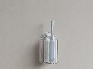 Self-Adhesive Wall Mounted Toothbrush Holder - Electric Organizer, Space Saver For Bathroom EU_voghion.com