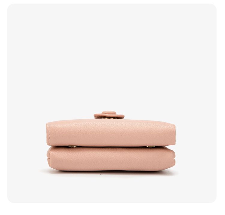 Trendy Multi-function Folding Student Coin Purse Women's Credit Card Storage Bag Short Purse Women's Advanced Sense_voghion.com