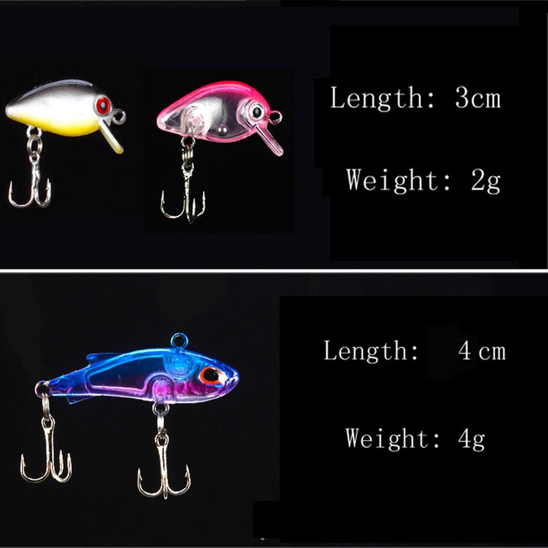 Set di esche Minnow Spinner Vib Universal Bionic Bait Simulation Stream Wild Sea Fishing Micro 505_voghion.com