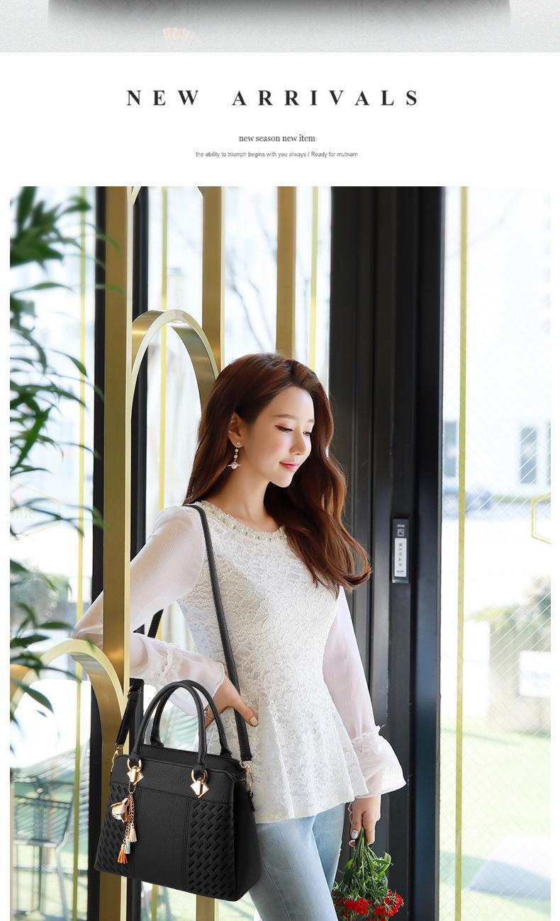 2024 autumn and winter new women's handbag, large-capacity middle-aged mother bag, one-shoulder messenger bag_voghion.com