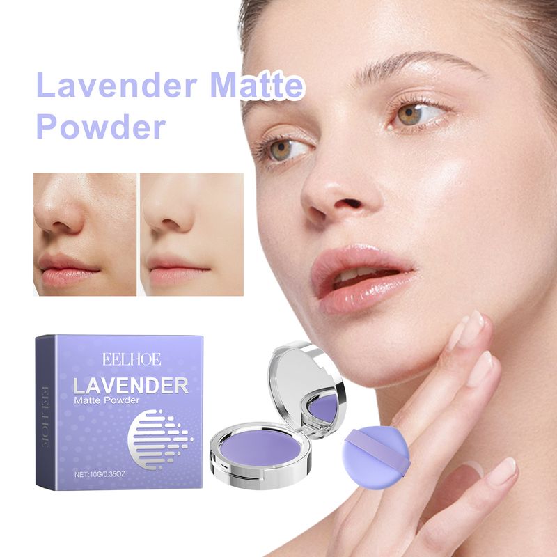 EELHOE Matte Set Makeup Powder Natural Concealer Oil Control Lightweight Breathable Durable Set Makeup Powder_voghion.com