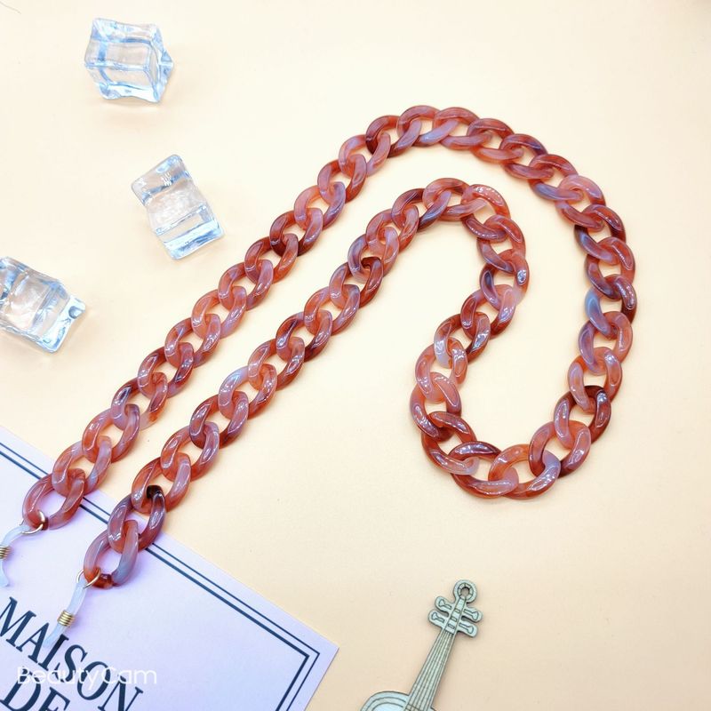Acrylic Resin Mask Hanging Multi-use Anti-slip Anti-lost Two-tone Cloud Color Glasses Chain_voghion.com
