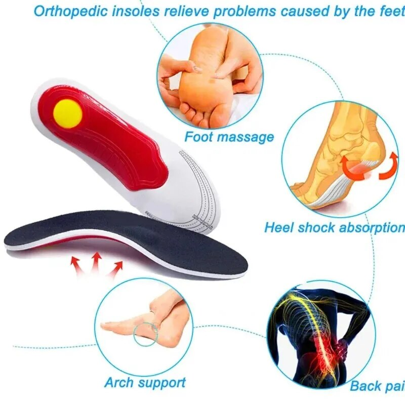 EVA Orthopedische Inlegzolen Schoenen Mannen Orthopedische Platte Voetboog voor Fasciitis Plantaris Inserts Voeten Massage Schoen Pad_voghion.com