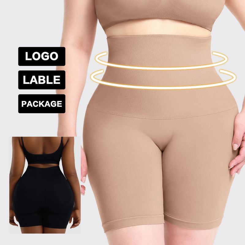 hip lifting and belly tightening pants, enhanced version, belly tightening high waisted safety pants, slimming pants without curling_voghion.com