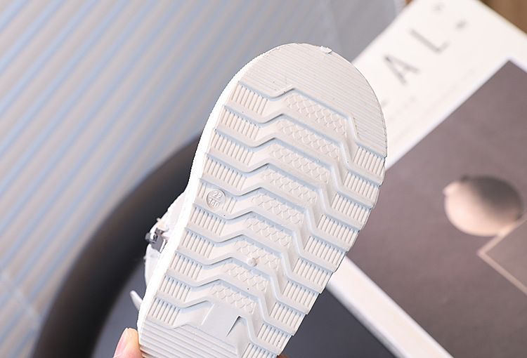 Kinder-Winterstiefel – Warme Baumwoll-Halbschuhe für Jungen und Mädchen (Schwarz/Weiß, Größen 17–28)_voghion.com