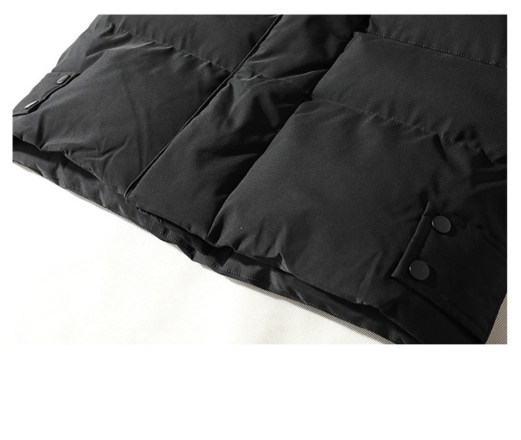 Herenkleding gewatteerde jas Gewatteerde gewatteerde jas maat casual jas met capuchon_voghion.com