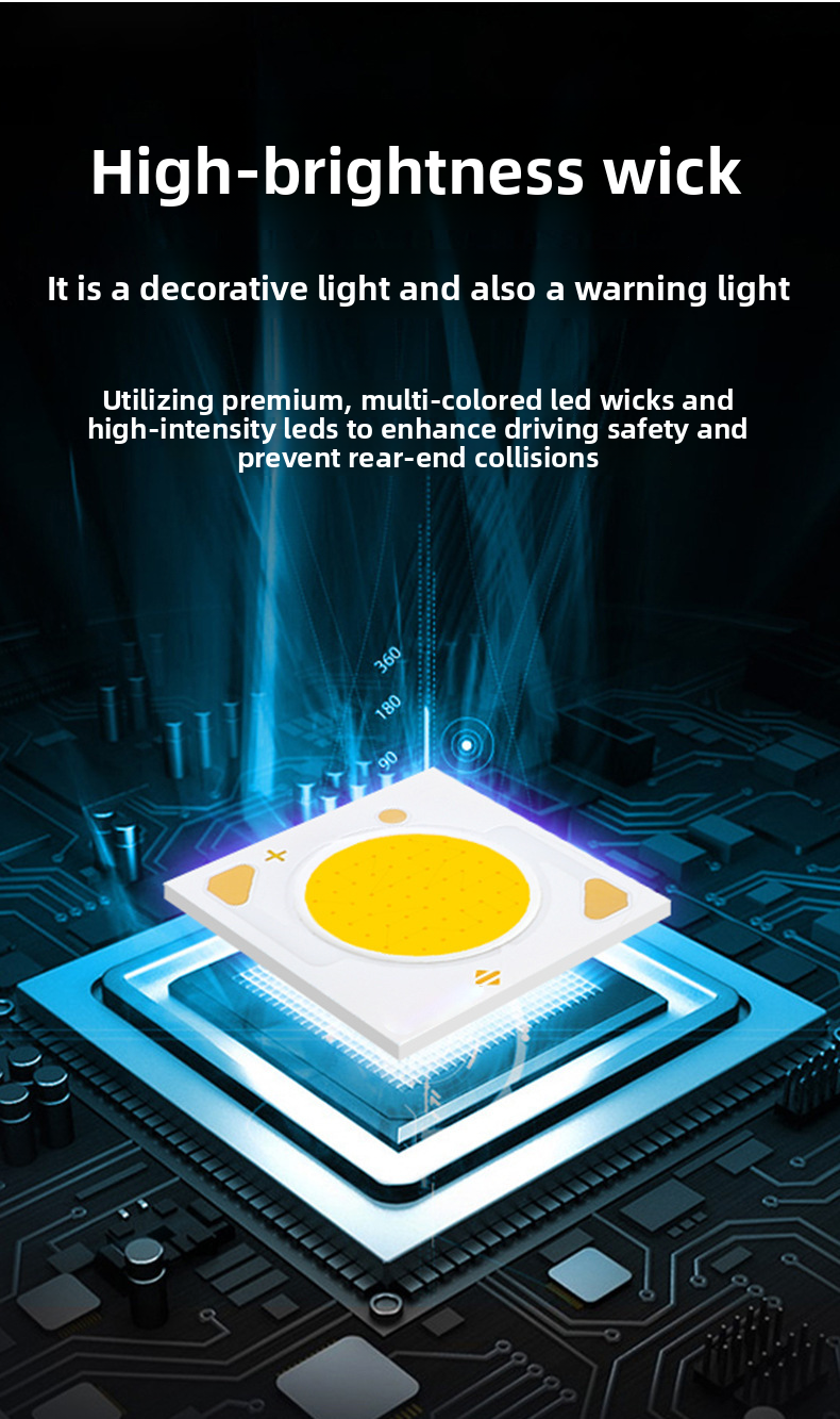 Neu Drahtlose Solar Pilot LED Anti-Kollision Blinkende Flugzeug Auto Warnung Cruise Licht_voghion.com