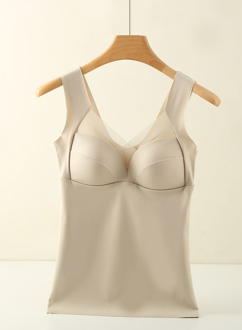 Soutien-gorge ajusté sans usure à bonnets fixes en latex exporté vers le Japon_voghion.com