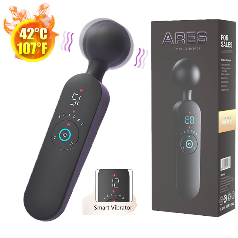 2023Ares-AV Vibrator 72-Gang Female Second Tide Klitoris G-Punkt KWD Stimulator Beheizte Masturbation Dev2023_voghion.com